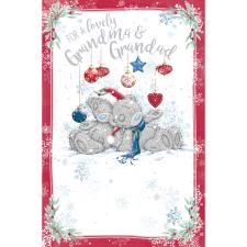 Lovely Grandma & Grandad Me to You Bear Christmas Card Image Preview